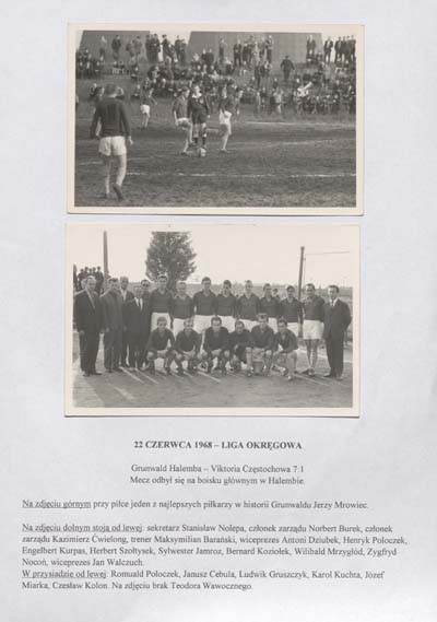 zdjęcie okładki Liga okręgowa. Grunwald Halemba – Victoria Częstochowa 7:1