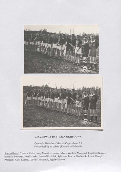 zdjęcie okładki Liga okręgowa. Grunwald Halemba – Victoria Częstochowa 7:1.