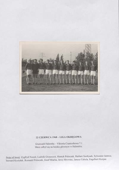 zdjęcie okładki Liga okręgowa, Grunwald Halemba – Victoria Częstochowa 7:1
