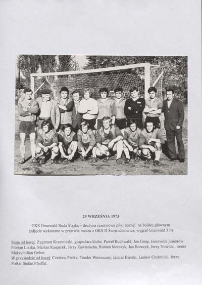 zdjęcie okładki GKS Grunwald Ruda Śląska – drużyna rezerwowa piłki nożnej na boisku głównym