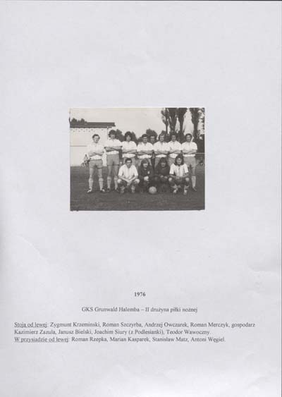 zdjęcie okładki GKS Grunwald Halemba – II drużyna piłki nożnej