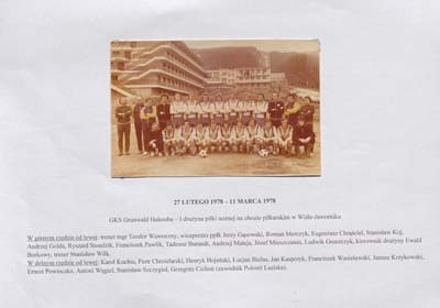zdjęcie okładki GKS Grunwald Halemba – I drużyna piłki nożnej na obozie piłkarskim w Wiśle-Jaworniku