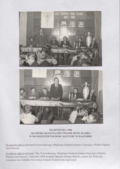 zdjęcie okładki Akademia 60-lecia Grunwaldu Ruda Śląska w Młodzieżowym Domu Kultury w Halembie.