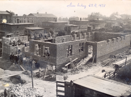 zdjęcie okładki [Stan budowy domu śpiewaczego na dzień 25.06.1938 r.]