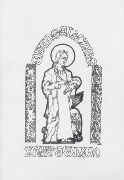 zdjęcie okładki Ewangelicznie za świyntym Jōnym : w parafrazie dokonanej przez Bronisława Wątrobę