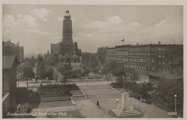 zdjęcie okładki Friedenshütte O.-S. Adolf Hitler Platz [pocztówka]