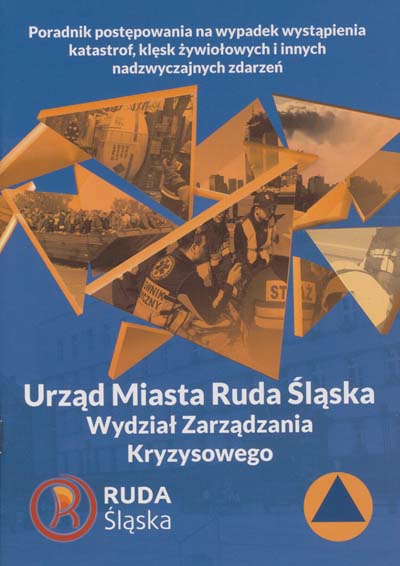 zdjęcie okładki Poradnik postępowania na wypadek wystąpienia katastrof, klęsk żywiołowych i innych nadzwyczajnych zdarzeń