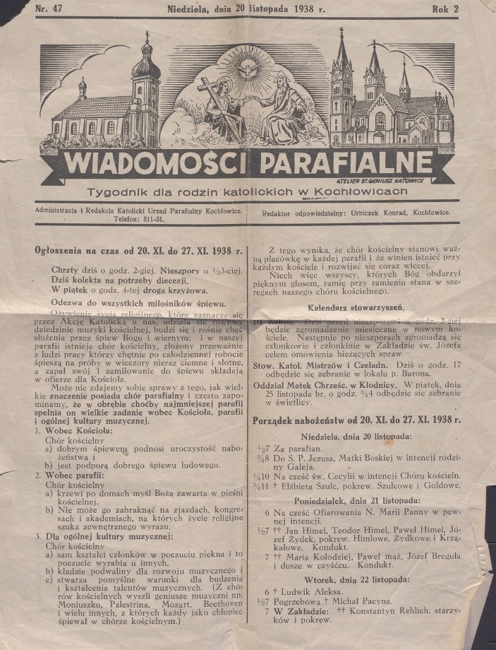 zdjęcie okładki Wiadomości Parafialne