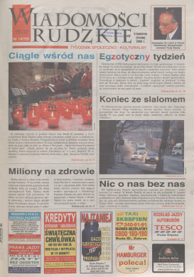 zdjęcie okładki Wiadomości Rudzkie : tygodnik samorządowy : Bielszowice, Bykowina, Chebzie, Godula, Halemba, Kochłowice, Nowy Bytom [...]. 2006. Kwartał 2.