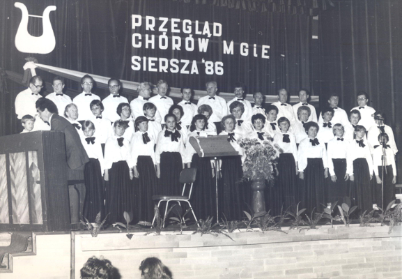 zdjęcie okładki Przegląd Chórów Mieszanych Siersza 23.10.1986 [Chór im. Juliusza Słowackiego" - KWK "Marcel" - Radlin]