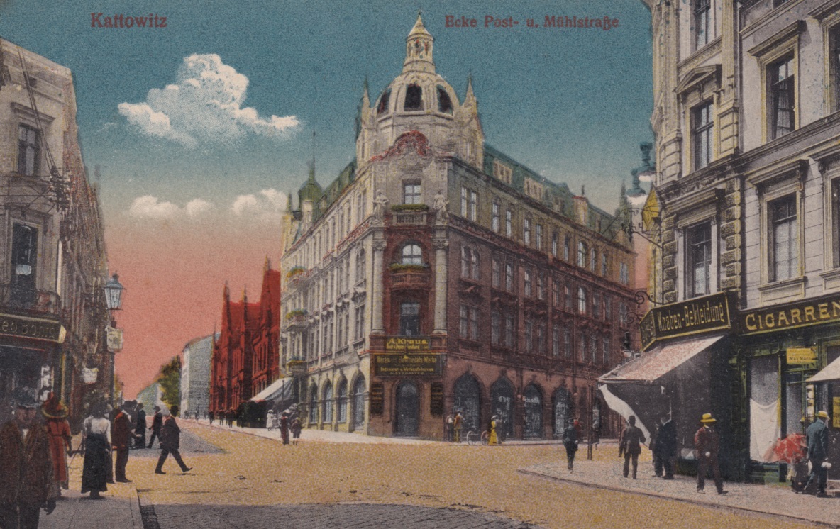zdjęcie okładki Katowice - róg ulic Pocztowej i Młyńskiej