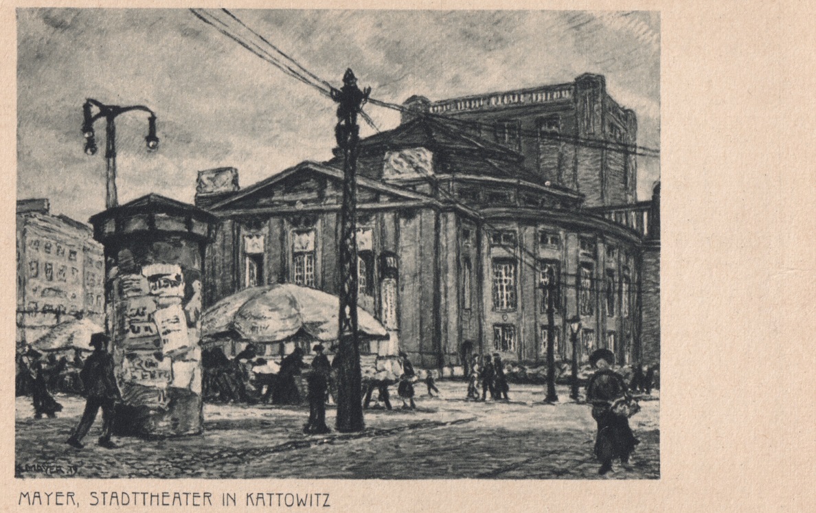 zdjęcie okładki Rynek w Katowicach wraz z teatrem